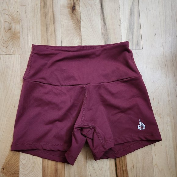 Ryderwear Shorts Ryderwear Red Scrunch Bum Booty Shorts Poshmark